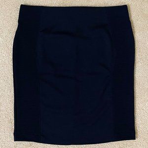 BRAND NEW Joe Fresh black stretch skirt with ribbing